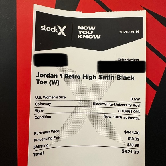 Air Jordan 1 retro high satin toes - Picture 6 of 8